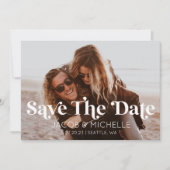 Het huwelijk bewaart de Minimale Foto van het Afbe Kaart (Voorkant)