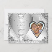 Het huwelijk bewaart de Uitnodiging van de Datum (Voorkant)