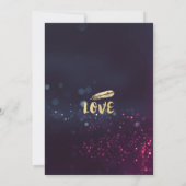 Het huwelijk bewaart de Waterverf van de Datum Flo Save The Date (Achterkant)