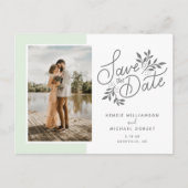 Het huwelijk bewaart het Botanische Groene Manuscr Briefkaart (Voorkant)