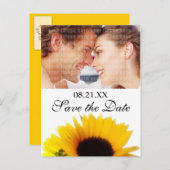 Het huwelijk bewaart het Briefkaart van de Datum (Voorkant / Achterkant)