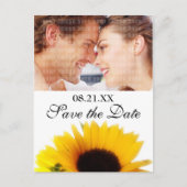 Het huwelijk bewaart het Briefkaart van de Datum (Voorkant)