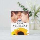 Het huwelijk bewaart het Briefkaart van de Datum (Staand voorkant)