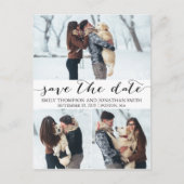 Het huwelijk bewaart het Briefkaart van de Datum m (Voorkant)