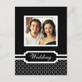 Het huwelijk bewaart het Malplaatje van de Datum F Aankondigingskaart (Voorkant)