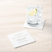 Het huwelijk bewaart het Onderzetter van de Datum (Insitu)