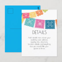 Het huwelijk - Boda - Weddenschap Papel Picado - G