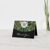 Het Huwelijk Camo van de jacht dankt u Horizontale Bedankkaart (Voorkant)