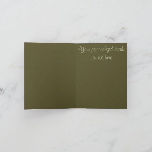 Het Huwelijk Camo van de jacht dankt u Kaarten (Binnen)