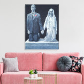 Het huwelijk canvas afdruk (Insitu (Woonkamer))