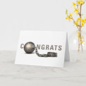 Het Huwelijk Congrats van de "bal & van de Kaart (Gele Bloem)