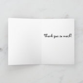 Het huwelijk dankt II Bedankkaart (Binnen)