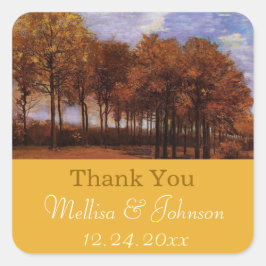 Het huwelijk dankt je stickers voor een huwelijksg