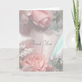 Het huwelijk dankt u bedankkaart