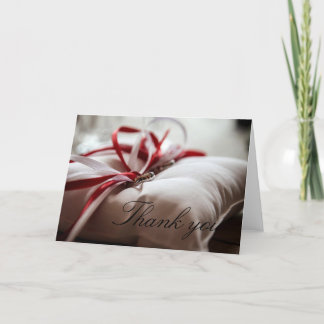 Het huwelijk dankt u kaardt bedankkaart