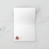 Het huwelijk dankt u kaardt Dromer Bloemen Bedankkaart (Binnen)