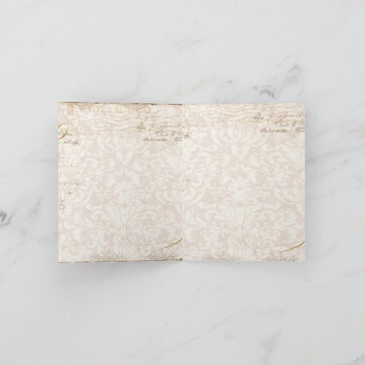 Het huwelijk dankt u nota neemt van Kaart - de Pot (Binnen)