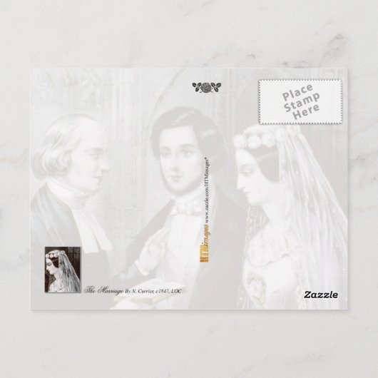 Het huwelijk - Geloften Briefkaart (Achterkant)