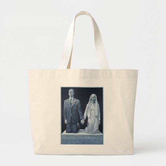 Het huwelijk grote tote bag (Voorkant)