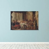 Het huwelijk in Cana, 1660 Canvas Afdruk (Insitu (Houten vloer))