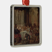 Het huwelijk in Cana, 1660 Metalen Ornament (Rechts)