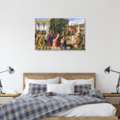 Het huwelijk in Cana, 1819 Canvas Afdruk (Insitu (Slaapkamer))