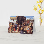 Het huwelijk in Cana door Julius Schnorr Von Kaart (Gele Bloem)