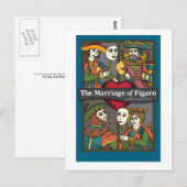 Het huwelijk in Figaro, Opera Briefkaart (Voorkant / Achterkant)