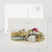 Het huwelijk in het boek briefkaart (Voorkant / Achterkant)