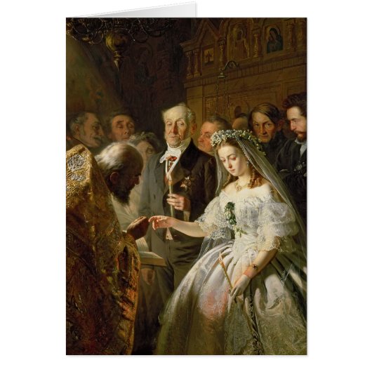 Het huwelijk in het kader van de regeling, 1862 (Voorkant)