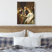 Het huwelijk in het kader van de regeling, 1862 canvas afdruk (Insitu (Slaapkamer))