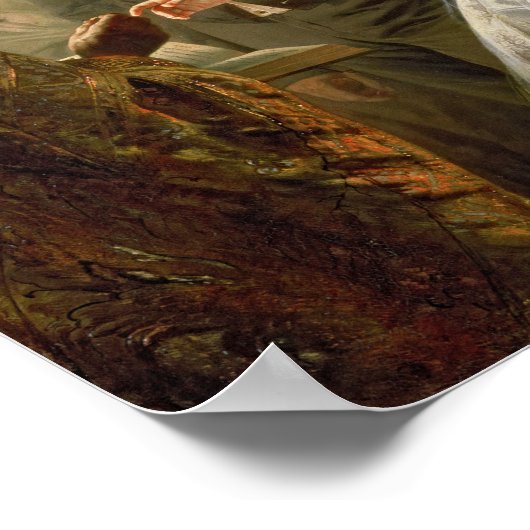 Het huwelijk in het kader van de regeling, 1862 poster (Hoek)