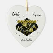 Het huwelijk in Las Vegas Persoonlijk Keramisch Or Keramisch Ornament (Rechts)