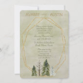 Het huwelijk in Pines Green en Gold (Voorkant)