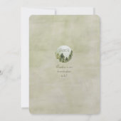 Het huwelijk in Pines Green en Gold (Achterkant)