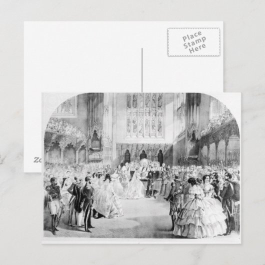 Het huwelijk in Victoria Briefkaart (Voorkant / Achterkant)