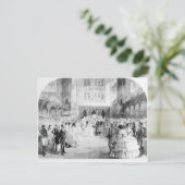 Het huwelijk in Victoria Briefkaart (Staand voorkant)