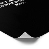 Het huwelijk is als een pantyfose Funny Poster (Hoek)