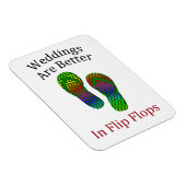 Het huwelijk is beter in de Teenslippers. Magneet (Rechterzijde)