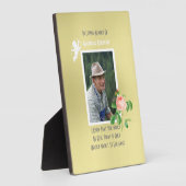 Het huwelijk is een geliefde herdenking fotoplaat (Zijkant)