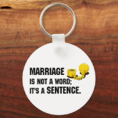 Het huwelijk is geen Sleutelhanger van woord. (Voorkant)