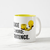 Het huwelijk is geen woord Mok (Voorkant rechts)