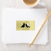 Het huwelijk is gunstig voor Jam Jar Labels die de (Insitu)