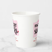 Het huwelijk is klote! Grappig echtscheiding aanko Papieren Bekers (Links)