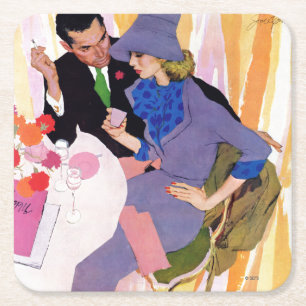 Het huwelijk is niet voor mij. kartonnen onderzetters