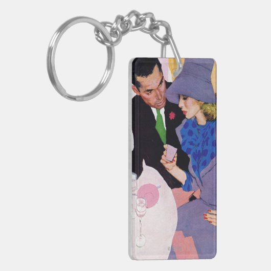 Het huwelijk is niet voor mij. sleutelhanger (Voorkant Links)