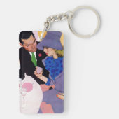 Het huwelijk is niet voor mij. sleutelhanger (achterkant)