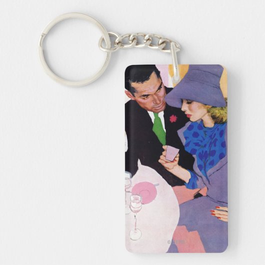 Het huwelijk is niet voor mij. sleutelhanger (Voorkant)