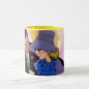 Het huwelijk is niet voor mij. tweekleurige koffiemok