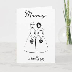 Het huwelijk is volledig gedag — vrouwen paar kaart